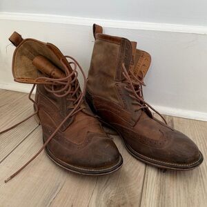 J Shoes brogue dress boots